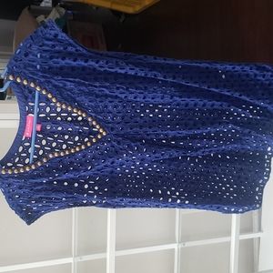Lilly Pulitzer for Target Blue Coverup